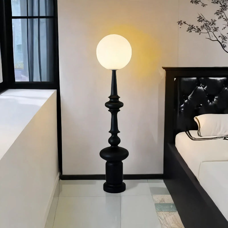 A vintage designer Roman table lamp for the bedroom