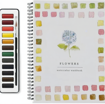 A watercolor practice book for birds suitable for beginners