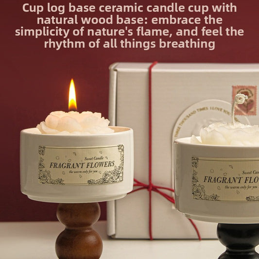 Floral Aromatherapy Candles for Relaxing Home Fragrance