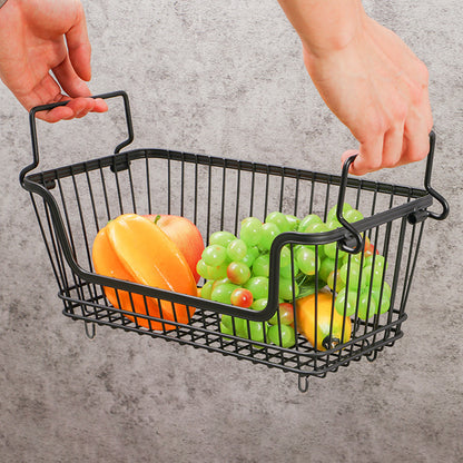 Wrought Iron Storage Basket – Stylish Creative Home Organizer