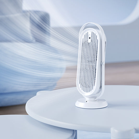 USB Tower Fan with Humidifier – Desktop Office Spray Fan