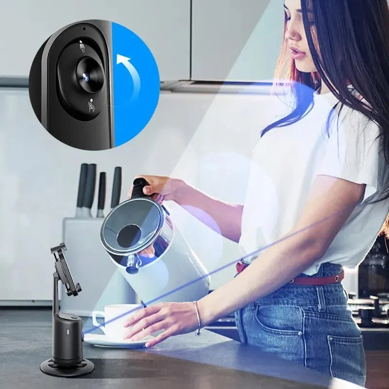 Buy 360 Auto Face Tracking Gimbal for Vlog Live & Video Shoot