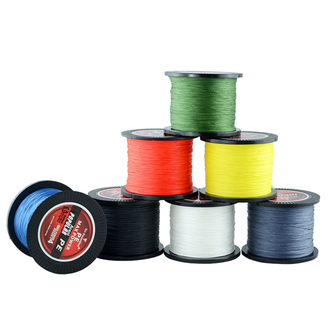 4-Strand Braided PE Fishing Line 300M – High Strength, Strong Pull & Ultra Durable Main Line