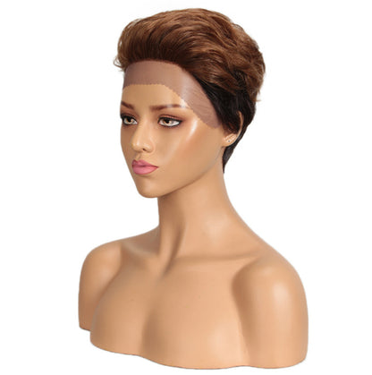 Front Lace Wig Real Hair – Natural Look with Soft Headgear Cap