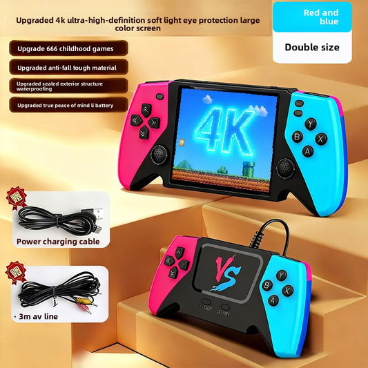 Handheld Game Console with Large Screen and Eye Protection