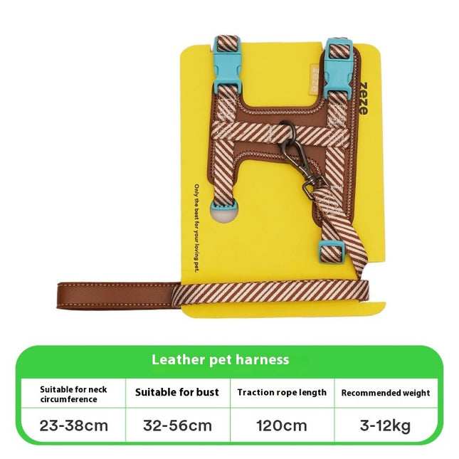 Dog Harness Anti-Loose Adjustable Dog Leash for Small Dogs