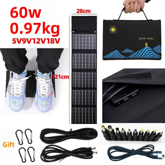 Foldable Solar Charger Panel for Outdoor and Travel Power