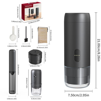 Manual Coffee Grinder with Hand Crank for Home and Travel