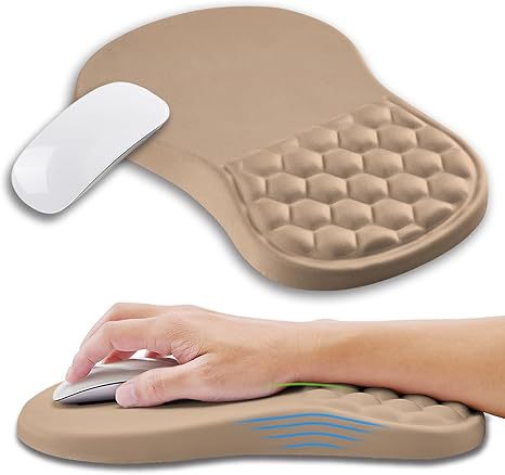 Ergonomic Mouse Pad for Wrist Support & Desk Comfort