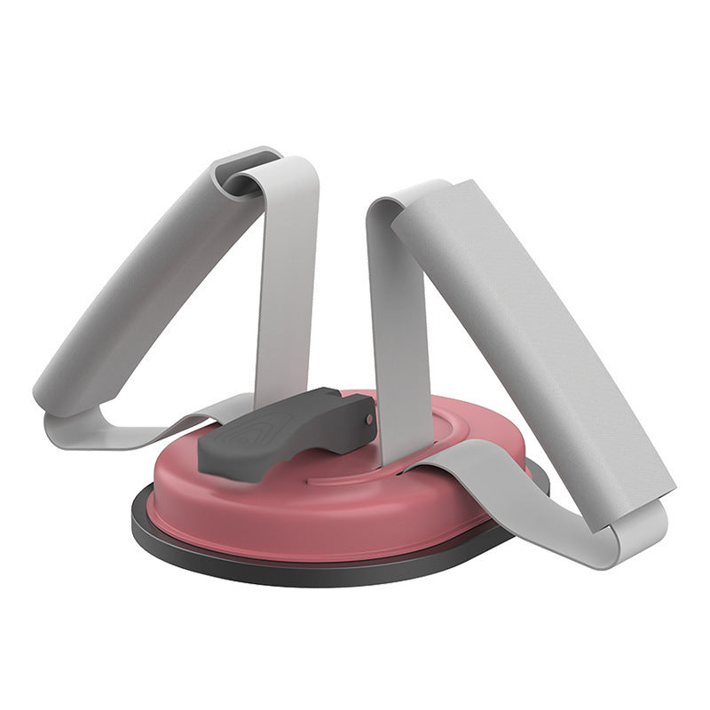Abdominal cruncher attachment fixation