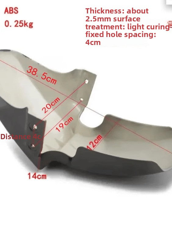 ABS Painted Electric Scooter Front Fender with 4cm Gap