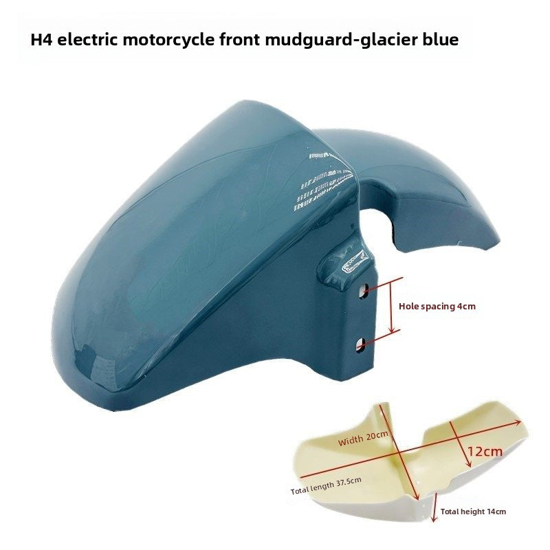 ABS Painted Electric Scooter Front Fender with 4cm Gap