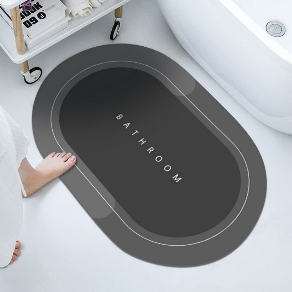 Absorbent Anti-Slip Bathroom Entrance Mat