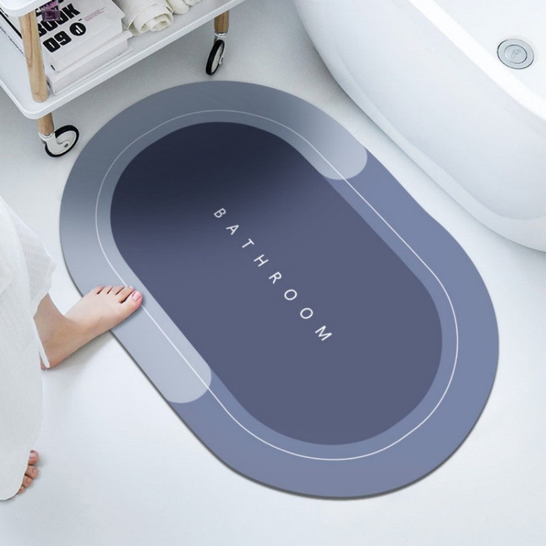 Absorbent Anti-Slip Bathroom Entrance Mat
