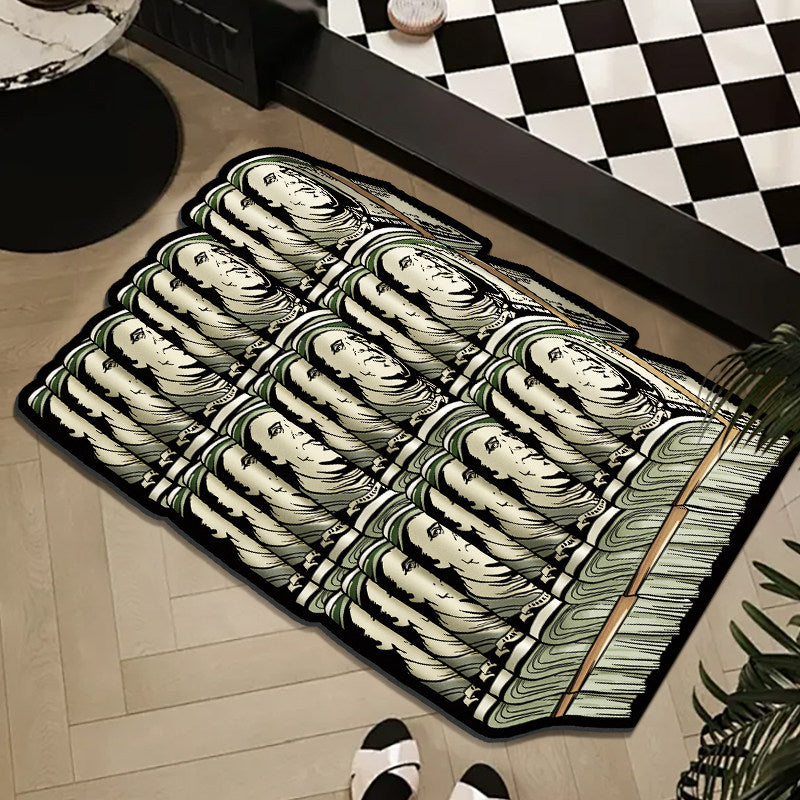 Absorbent Bath Mat Household Irregular-Shaped Non-Slip Foot Mat