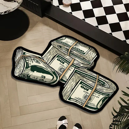 Absorbent Bath Mat Household Irregular-Shaped Non-Slip Foot Mat