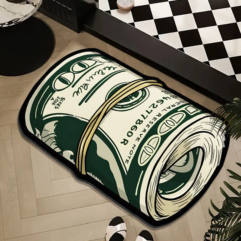 Absorbent Bath Mat Household Irregular-Shaped Non-Slip Foot Mat