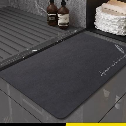 Absorbent Diatom Mud Bath Mat