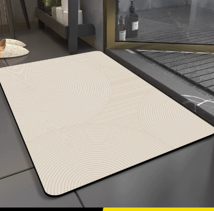 Absorbent Diatom Mud Bath Mat