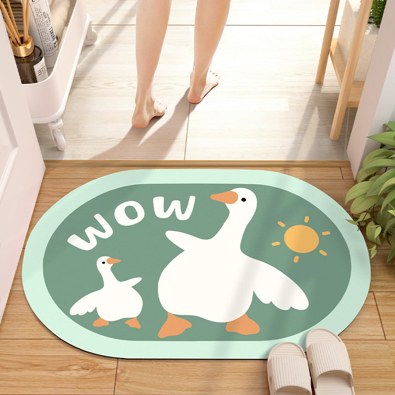 Absorbent Diatom Mud Bathroom Mat
