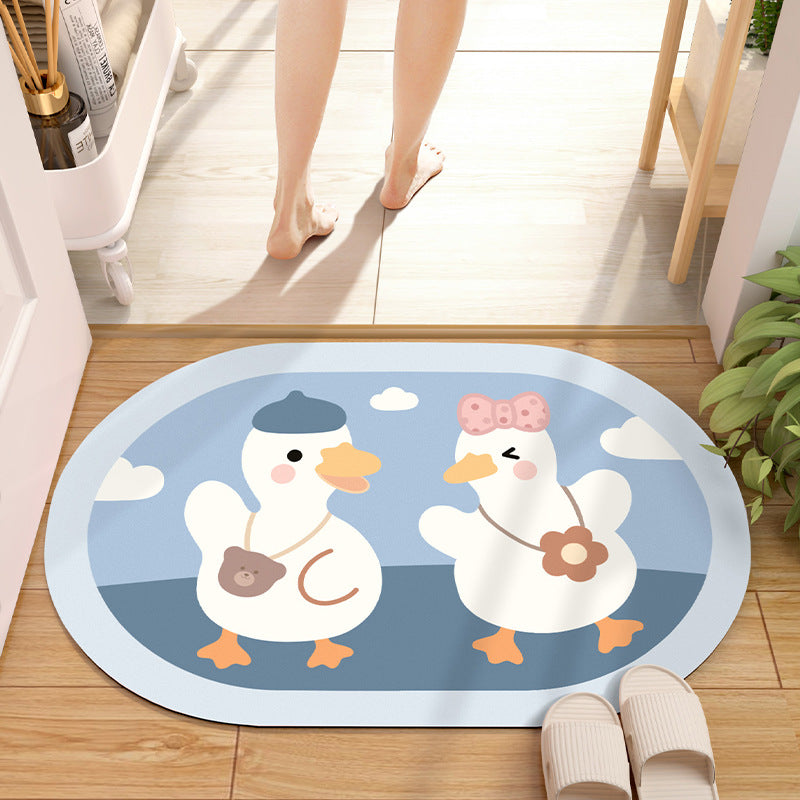Absorbent Diatom Mud Bathroom Mat