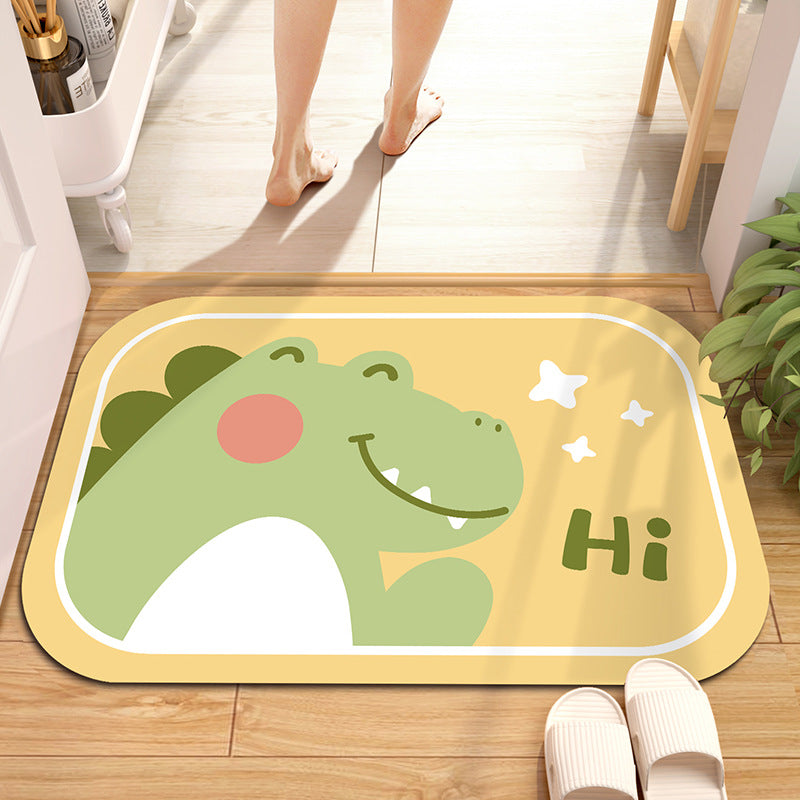 Absorbent Diatom Mud Bathroom Mat