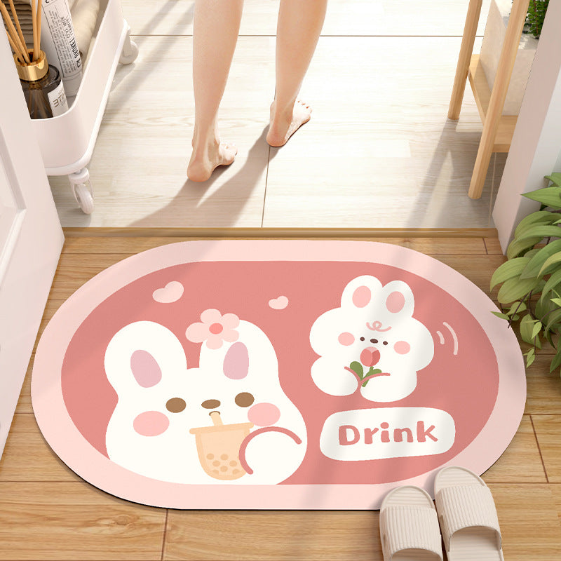 Absorbent Diatom Mud Bathroom Mat