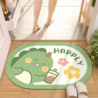 Absorbent Diatom Mud Bathroom Mat