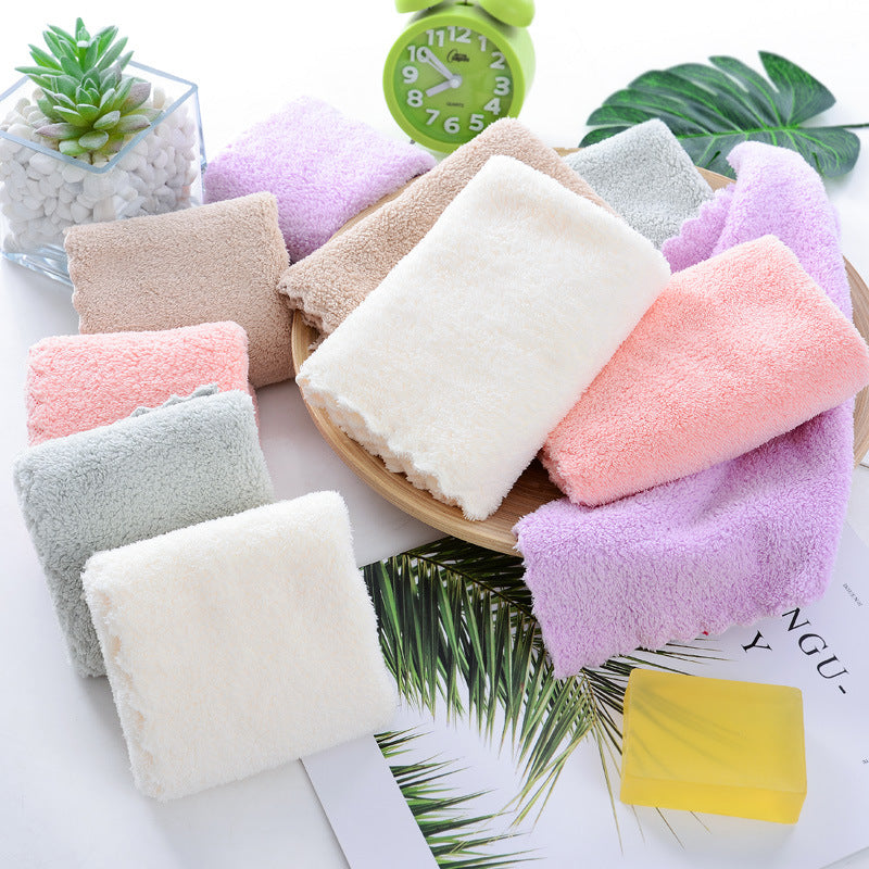 Absorbent face towel