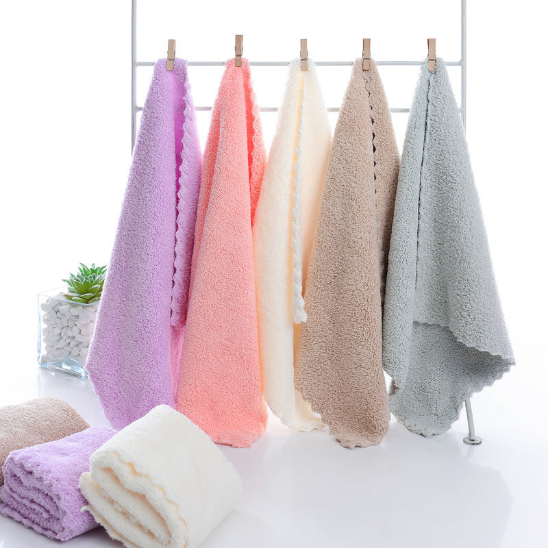 Absorbent face towel