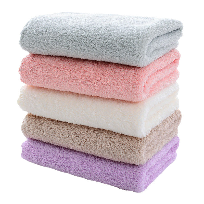 Absorbent face towel