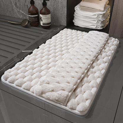 Absorbent floor MATS for household bathrooms