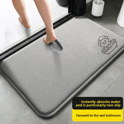 Absorbent Non-Slip Bathroom Floor Mat