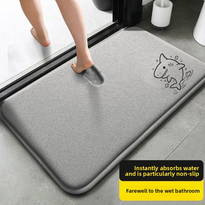 Absorbent Non-Slip Bathroom Floor Mat