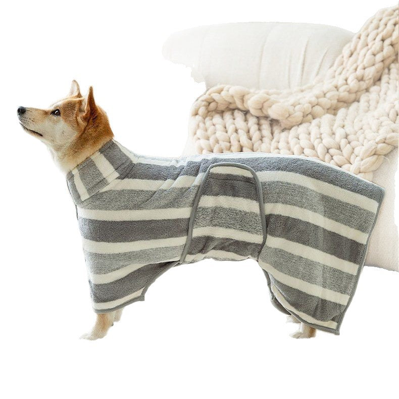 Absorbent Pet Bathrobe Towel