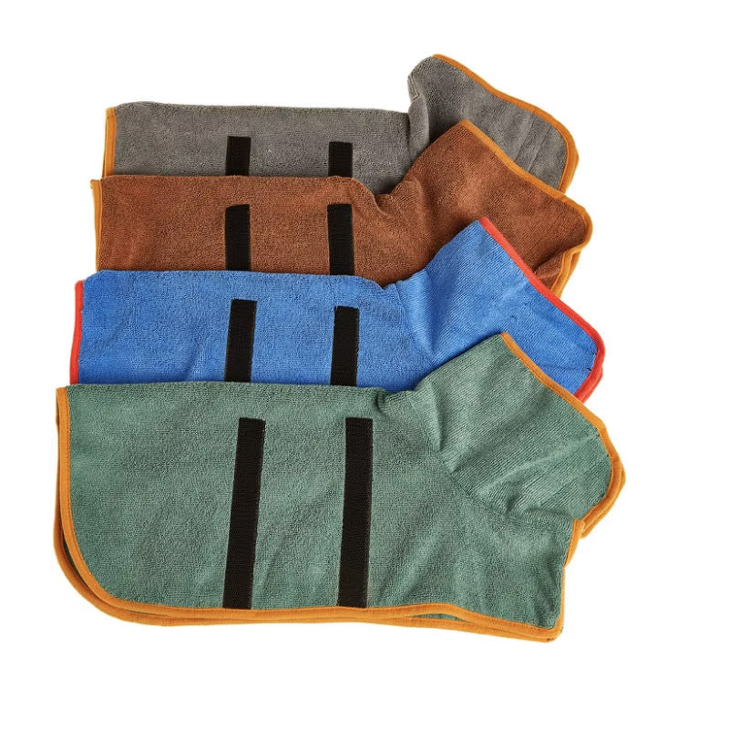 Absorbent Quick-Dry Dog Bathrobe Wrap