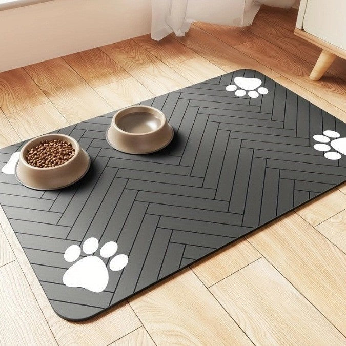 Absorbent Splash-Proof Pet Feeding Mat