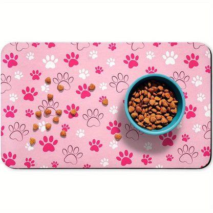 Absorbent Splash-Proof Pet Feeding Mat