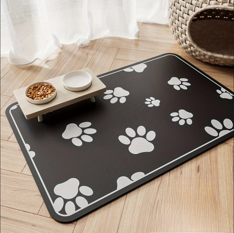 Absorbent Splash-Proof Pet Feeding Mat