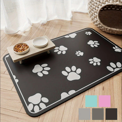 Absorbent Splash-Proof Pet Feeding Mat