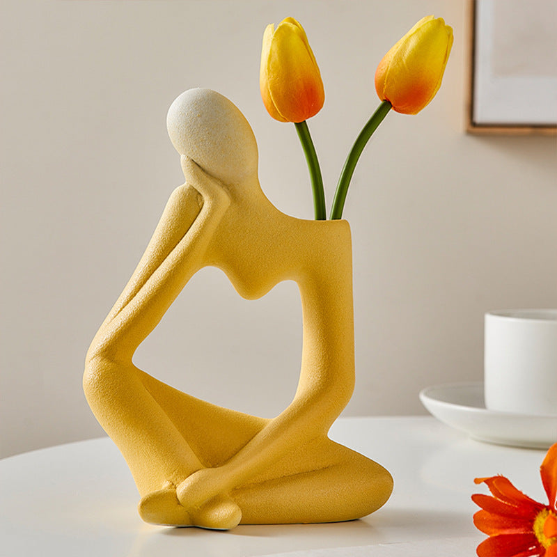 Abstract art creative vase ornaments
