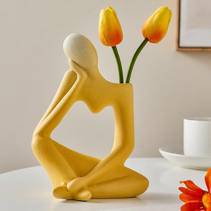 Abstract art creative vase ornaments