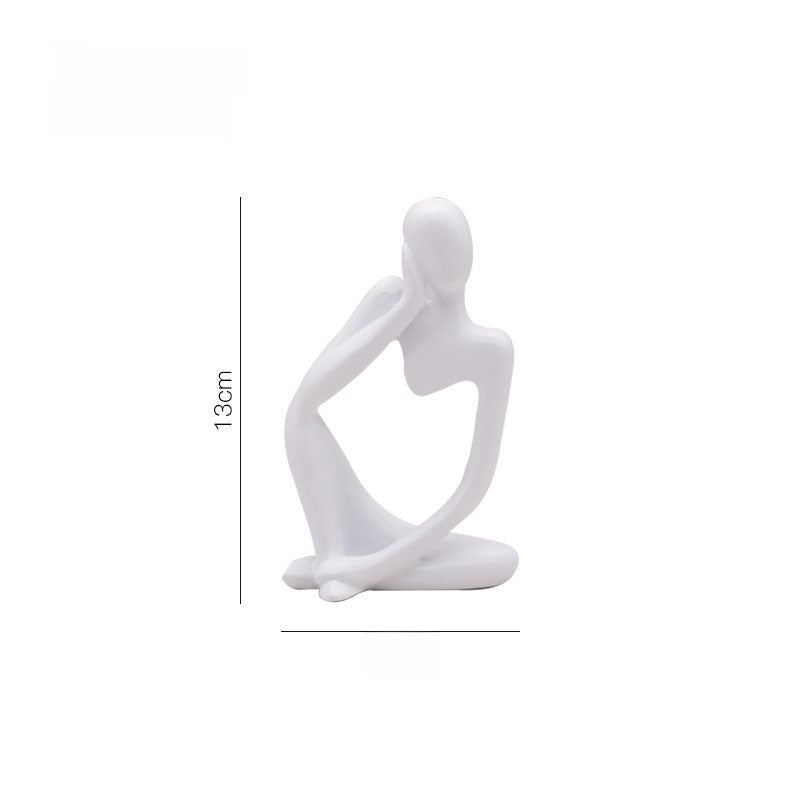 Abstract figurine sculpture