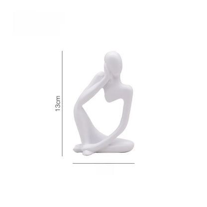Abstract figurine sculpture