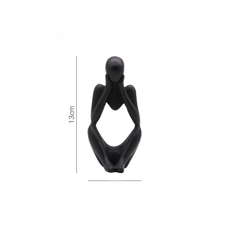 Abstract figurine sculpture