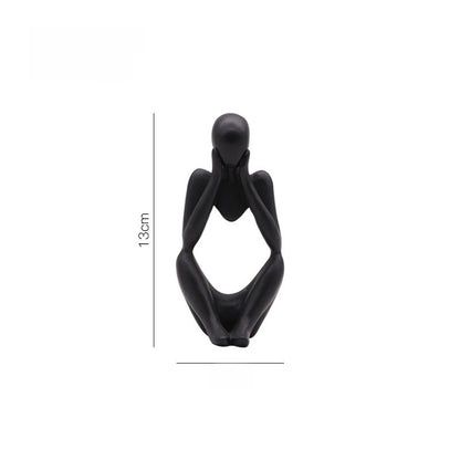 Abstract figurine sculpture