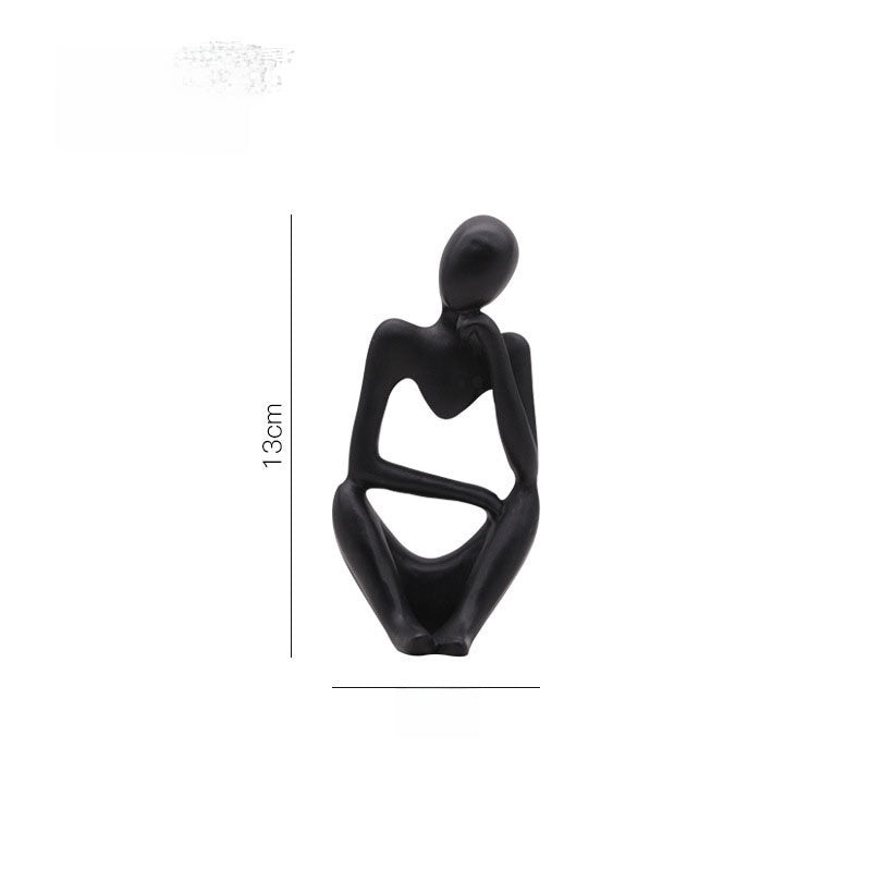 Abstract figurine sculpture