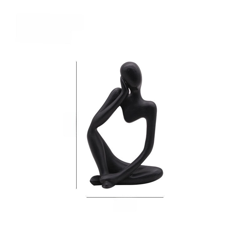 Abstract figurine sculpture