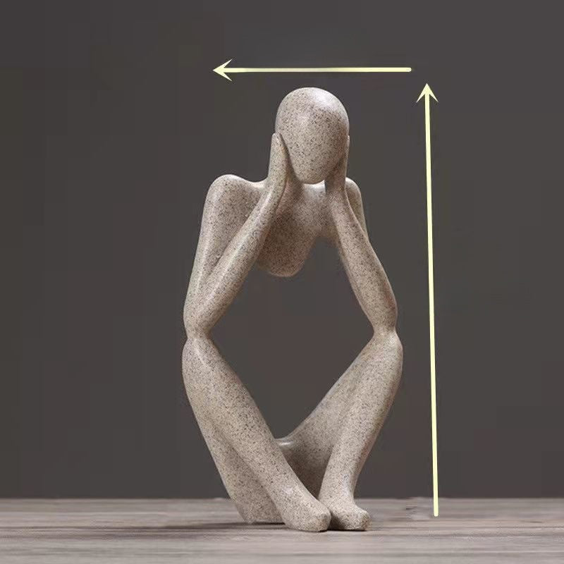 Abstract figurine sculpture