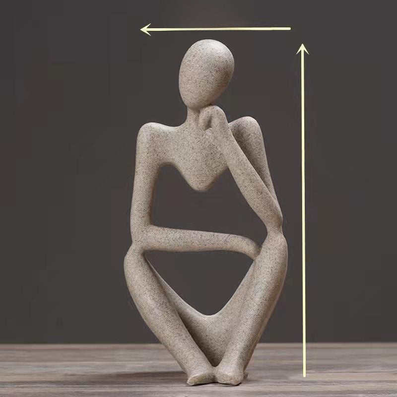 Abstract figurine sculpture